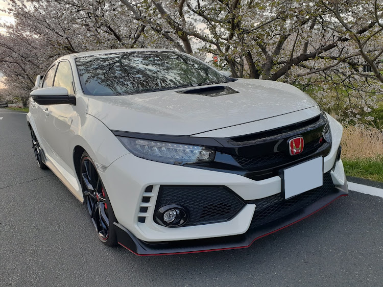 シビックタイプRの桜とコラボに関するカスタム事例の投稿画像1枚目