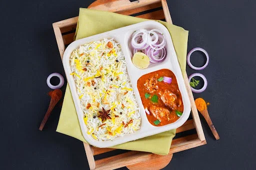 Chicken Kadhai Rice LunchBox