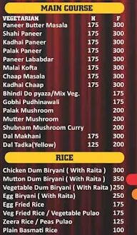 Delhi Zaika menu 2