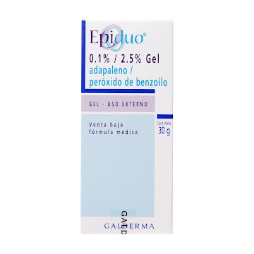 Epiduo Adapaleno + Peroxido Benzolio 0.1/2.5% Galderma Gel Tubo x 30 gr  