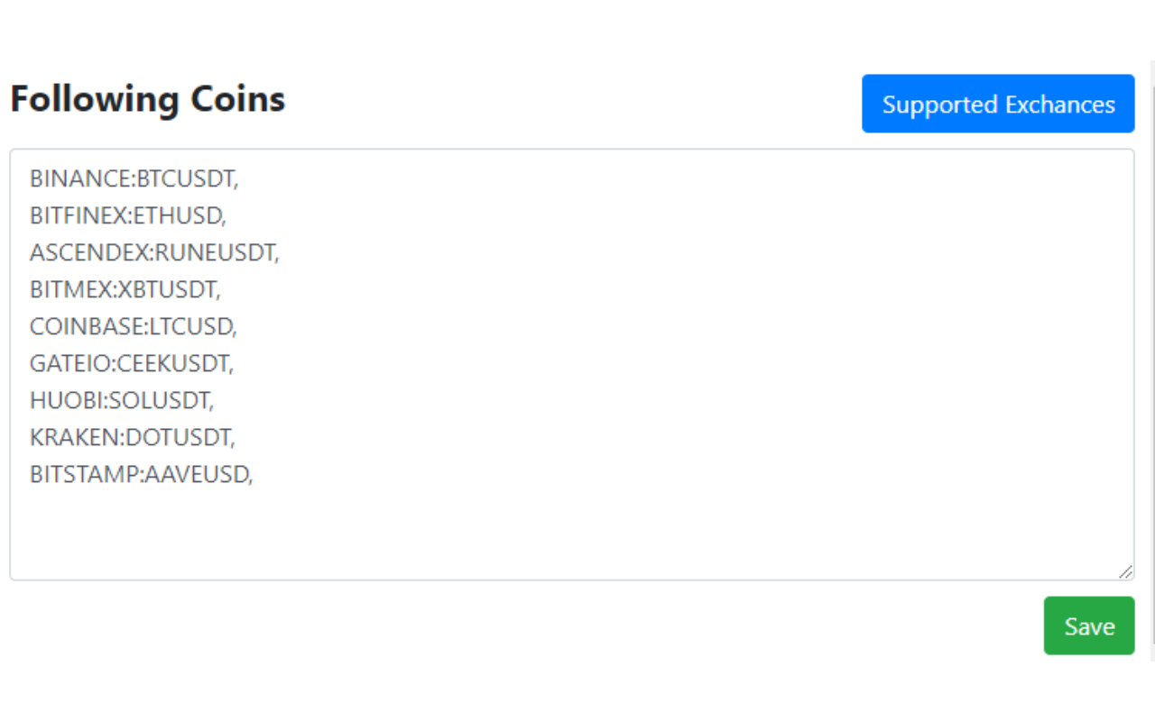 Cryptocurrency Price Follower Preview image 2