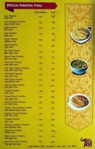 Housefull Paratha menu 7