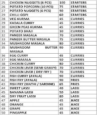 Cochin Cafe menu 3