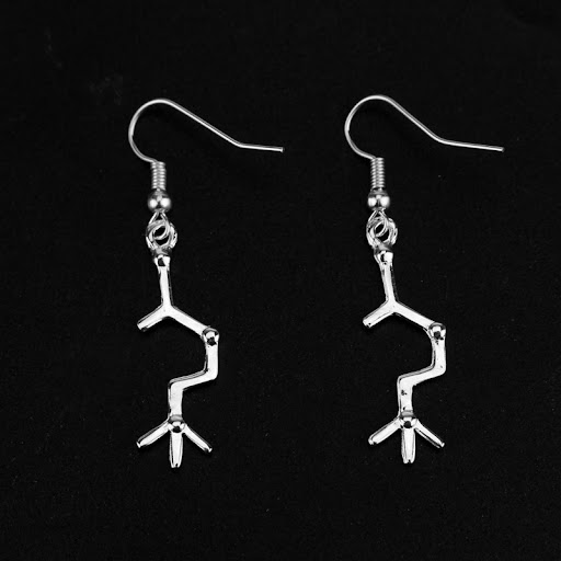 Title 1, Fashion Molecule Helix Simple Earrings — Effort...