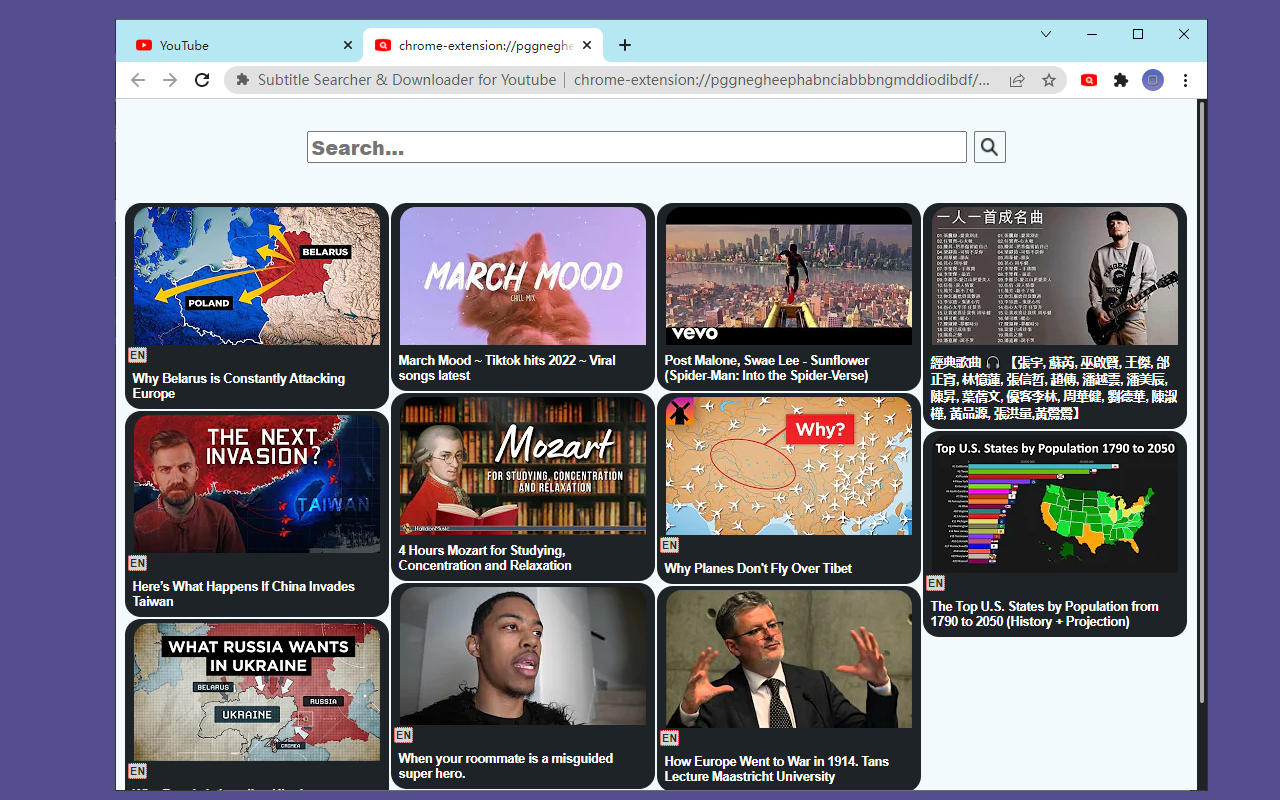 Subtitle Searcher & Downloader for Youtube Preview image 3