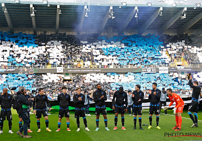 🎥 L'ambiance des grands soirs ! Le magnifique tifo des supporters brugeois pour pousser le Club vers la finale