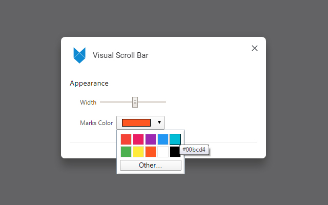 Visual Scrollbar