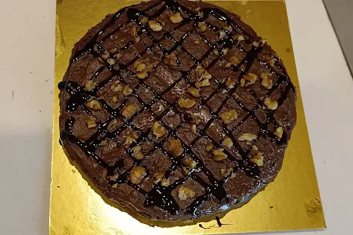Walnut Brownie Cake