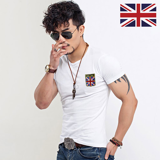 Round neck white
