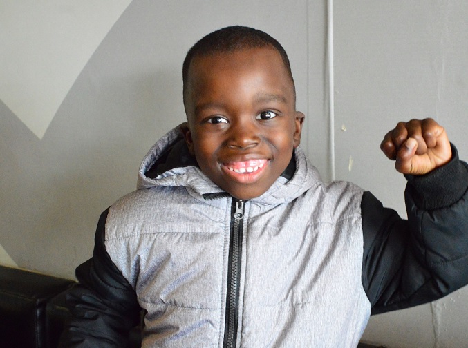 Khanide Gqokoda, 6, is flying from East London to Cape Town to see his dad, thanks to Reach For A Dream