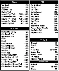 Thakur Lunch Home menu 1