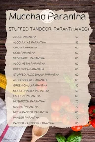 Mucchad Paratha menu 2