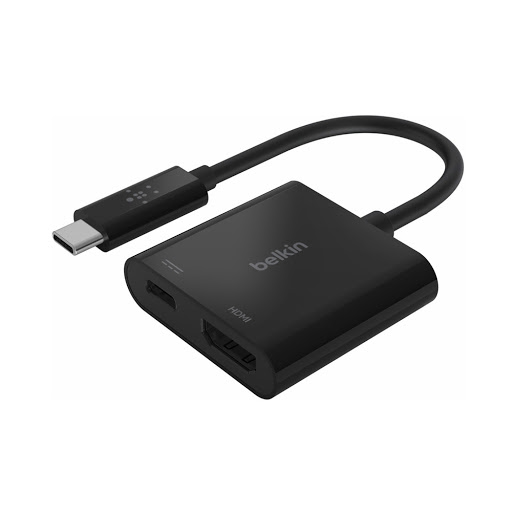 Cáp Chuyển USB-C sang HDMI + Adapter Belkin AVC002btBK (Đen)