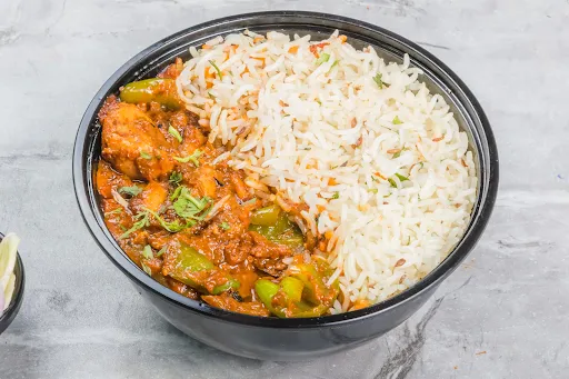 Chicken Tawa Masala Rice Bowl