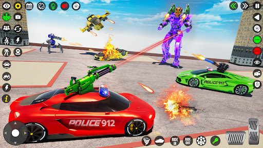 Screenshot US Police Car Robot Fight Game