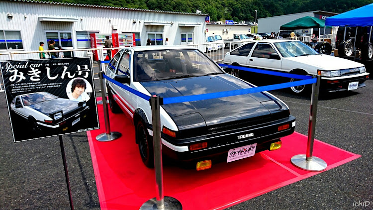 スプリンタートレノのハチロク・岡山国際サーキット・ae86フェスティバル・カーランド・三木眞一郎に関するカスタム事例の投稿画像1枚目