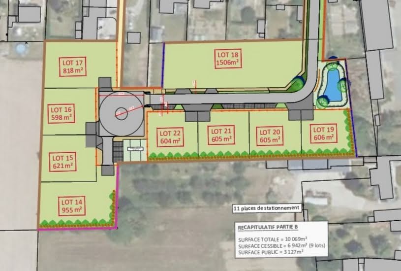  Vente Terrain à bâtir - 600m² à Amilly (28300) 