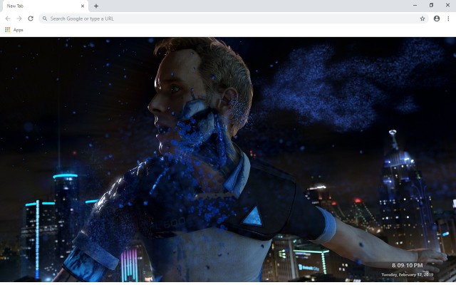 Detroit: Become Human New Tab Theme