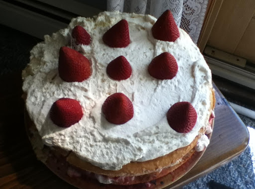 Family-Size Strawberry Shortcake