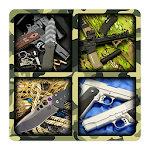 Weapons puzzles: machine guns, pistols and knives Apk