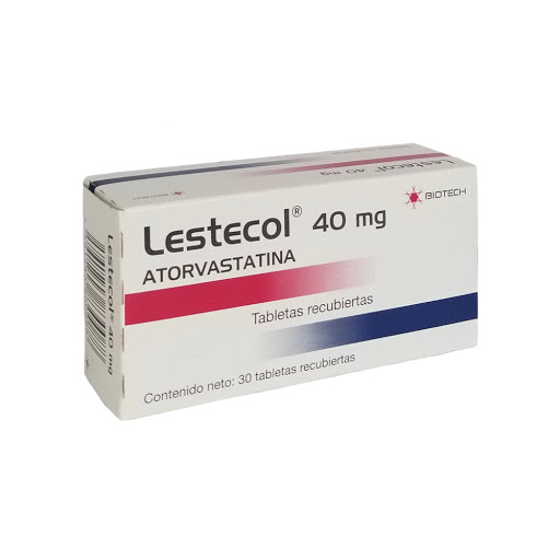 Atorvastatina Lestecol 40Mg 30 Tabletas