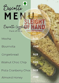 Sleight of Hand menu 4