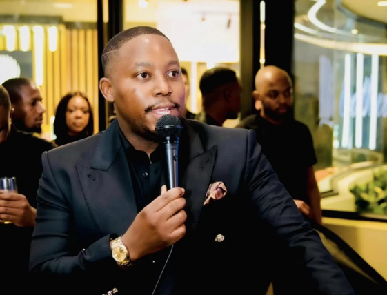 Bathu CEO Theo Baloyi launches his 34th store in Sandton.