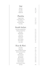 Indian Coffee House Restaurant menu 2