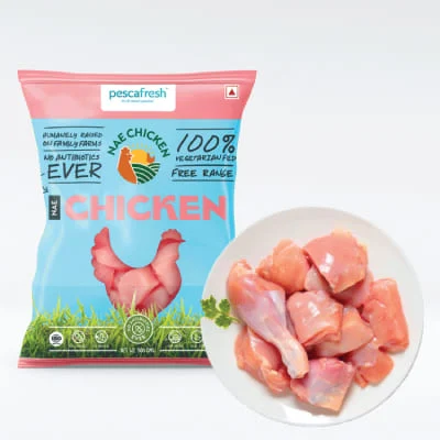 Pescafresh N.A.E Chicken Skinless Curry Cut 1 Kg