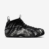 foamposite one black white