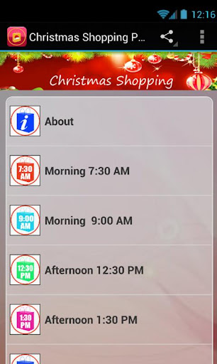 Christmas Shopping Planner