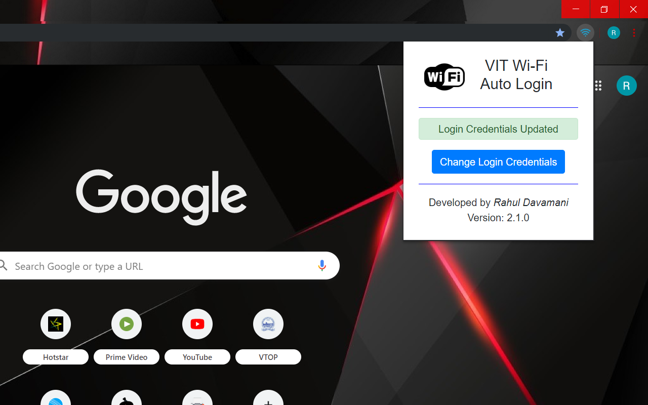 VIT WiFi Auto Login Preview image 5