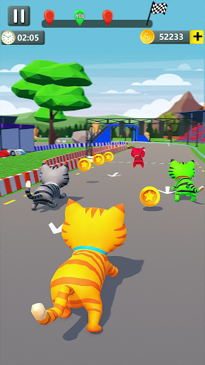 Screenshot Cat Run Fun Race Game 3D