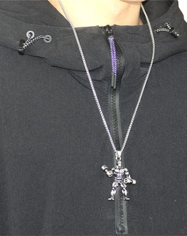 Barbell weightlifting necklace - 2