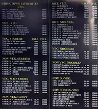 Yummy Your tummy menu 1