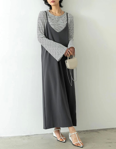 Title 19, 4 Colors Autumn Adjustable Sling Dress Women