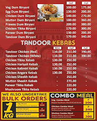 Pride's Hydrabad Biryani menu 2