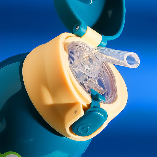 Title 6, Childrens Portable Insulated Cup with Straw