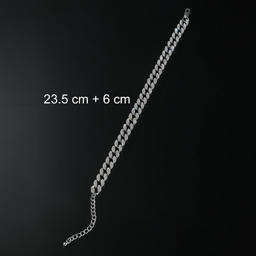 Title 4, Male Creative Versatile Full Diamond Cuban Chai...