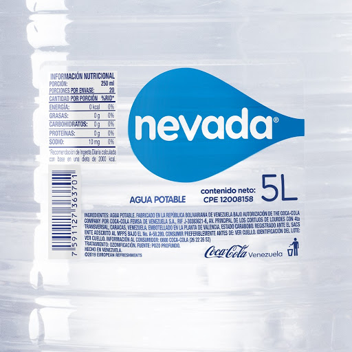 NEVADA AGUA MINERAL 5 LT