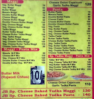 JB Maggi & Pasta menu 1