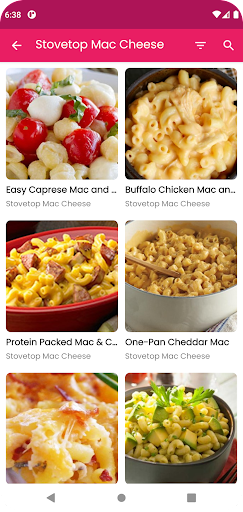Screenshot Mac & Cheese Recipes