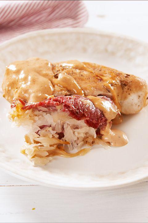 Reuben Stuffed Chicken - Delish.com