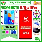 Kính Cường Lực Xiaomi Redmi Note 11 / 11S / 11 Pro - Dán Full Màn Hình Điện Thoại Neomo - Độ Trong Suốt Cực Cao