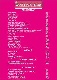 Cafe Frost Bites menu 2