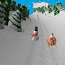 Girl on a sled. Snow slides. 1.1 APK Download