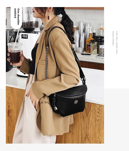 Title 15, Korean Style Crossbody Shoulder Chest Bag Waist...