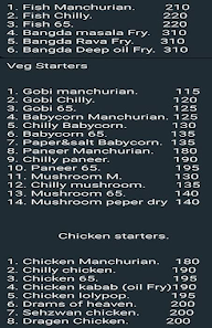 Green Chilli Dhaba menu 1