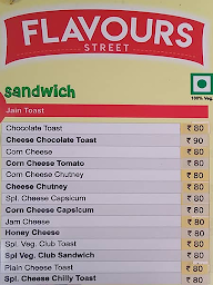 Flavours Street menu 2