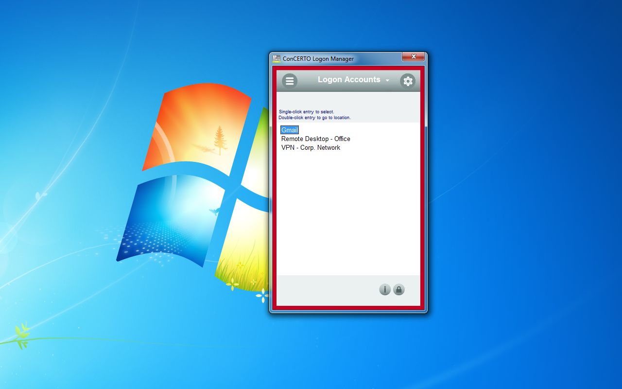 ConCERTO Logon Manager Extension Preview image 0